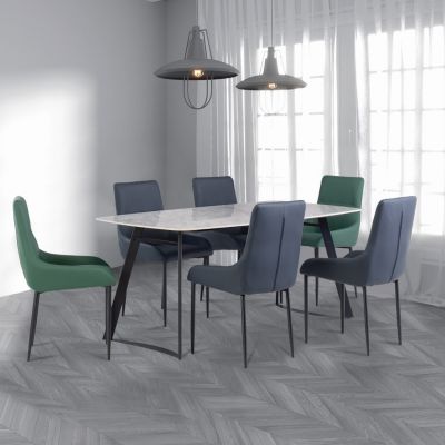 Grey Sintered Stone 6 seater Dining Table