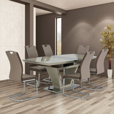 Lattee 1.6m Extending Dining Table