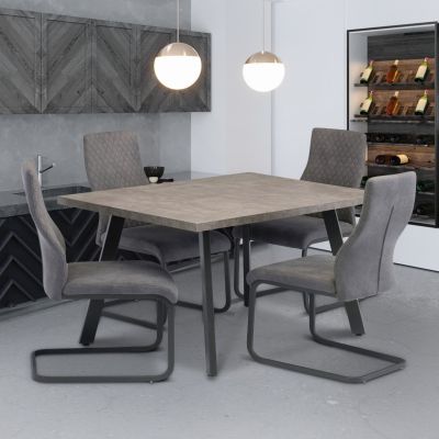Concrete Effect Look 1.2m Dining Table