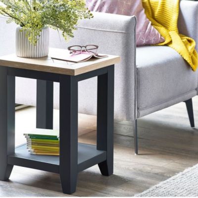 Bordeaux Lamp Table - Dark Grey