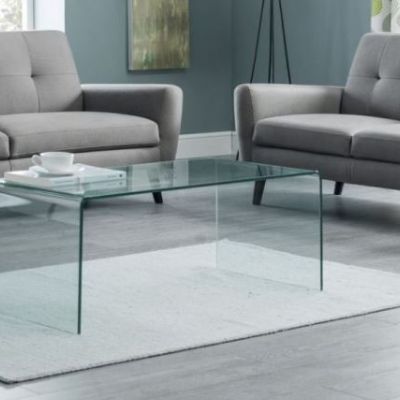 Amalfi Bent Glass Coffee Table