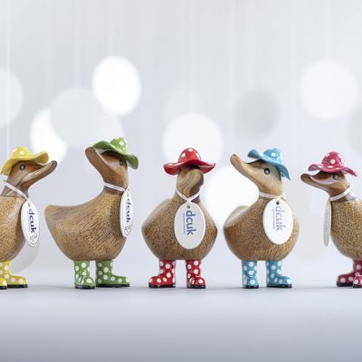 Spotty Hat & Boots Duckys