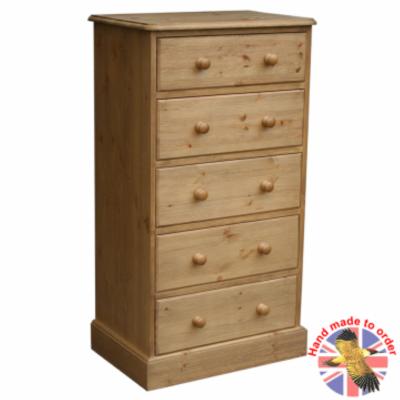 Cottage Pine 24" 5 Drawer chest