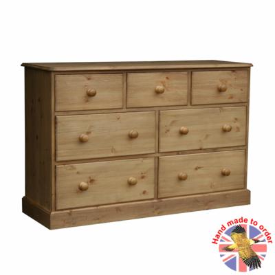 Cottage Pine 54" 3 over 2 over 2 Large chest