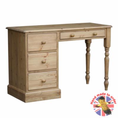 Cottage Pine single pedestal dressing chest