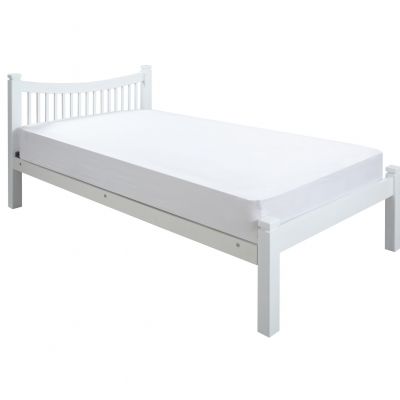 Jordan White Wooden Bed Frame
